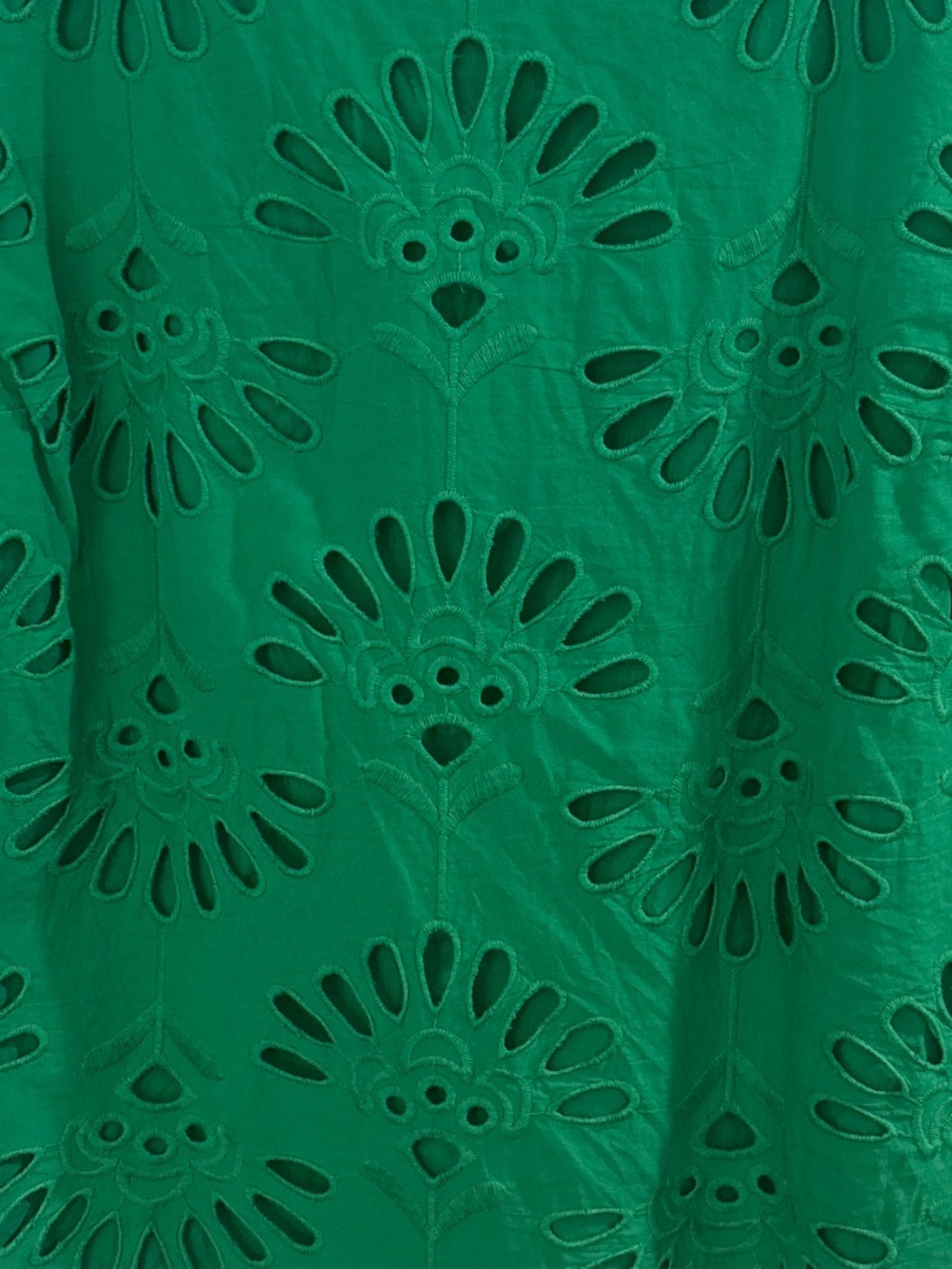 Ann Taylor Eyelet Blouse - 3/4 Sleeve